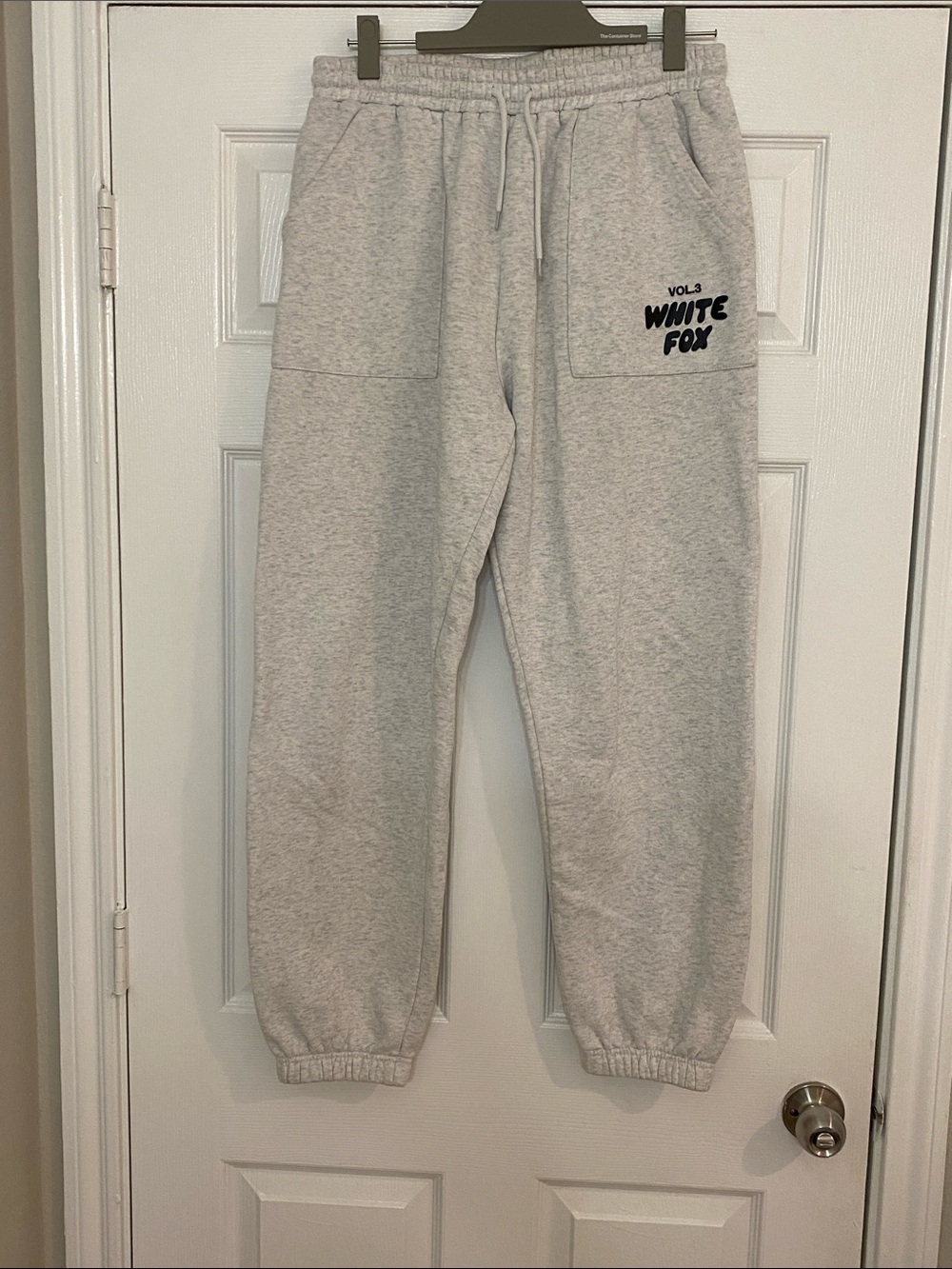 White Fox Boutique Light Gray Cozy Joggers - Picture 1 of 4